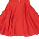 Red Button Down Mini Dress