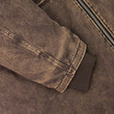 Seal Brown Split Parka Twill Coat