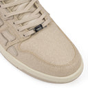 Beige Crystal Skel Top Hi Sneakers