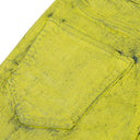 Sulphur Yellow Skinny Paint Job Jeans