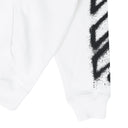 White Spray Can Arrow Hoodie