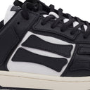 Black/White Skel Top Low Slip On