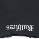 Black Upside Down Zip Hoodie