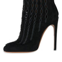 SUEDE KNEE-HIGH BOOTS