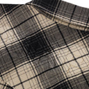 Brown/Rice Overdye Plaid Western Shirt
