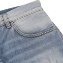 Stone Indigo/Blue Gradient Bones Straight Jeans