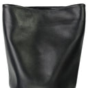 BLACK MONIQUE KNEE-HIGH BOOTS