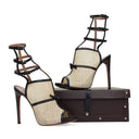 3 LAYER STRAPS HEELS