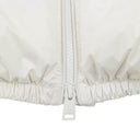 White Nylon Puffer Jacket