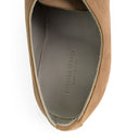 BEIGE VELVET KID LOW TOP OXFORDS