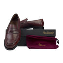 BROWN RANDOLPH PENNY LOAFERS