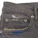 P001 Grey Dirty Destroy Jeans