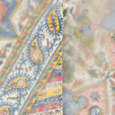 MULTICOLOR IRANIAN PRINT PVC PUFFER JACKET