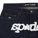 Indigo Indigo V3 LOGO DENIM SHORTS