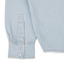 Light Indigo Oversized Western Shirt