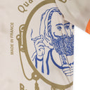 Beige Zig Zag Rolling Paper Button-Down Shirt