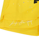 Yellow OG Web Double Layer Shorts