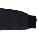 Black / Black Ladriere Shearling Trim Bomber Jacket