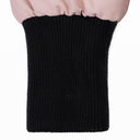 Dusty Rose/Natural Debbie Shearling Bomber Jacket