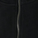 BLACK QUARTER ZIP SWEATER