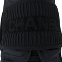 Black Stretch Fabric CC Sneakers