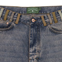 Light Indigo Destroyed Denim