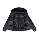 Black/Black Kings Puffer Jacket Shearling