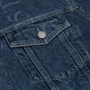x Martine Rose Washed Blue Reversible Trucker Jacket