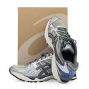 Soft Yellow / Asics Blue Gel-Kayano 14