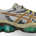 White / Khaki Gel-Quantum Kinetic Sneakers