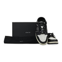 Black/White Skel Top Low Slip On