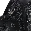 Black Weekender Bandana Bag