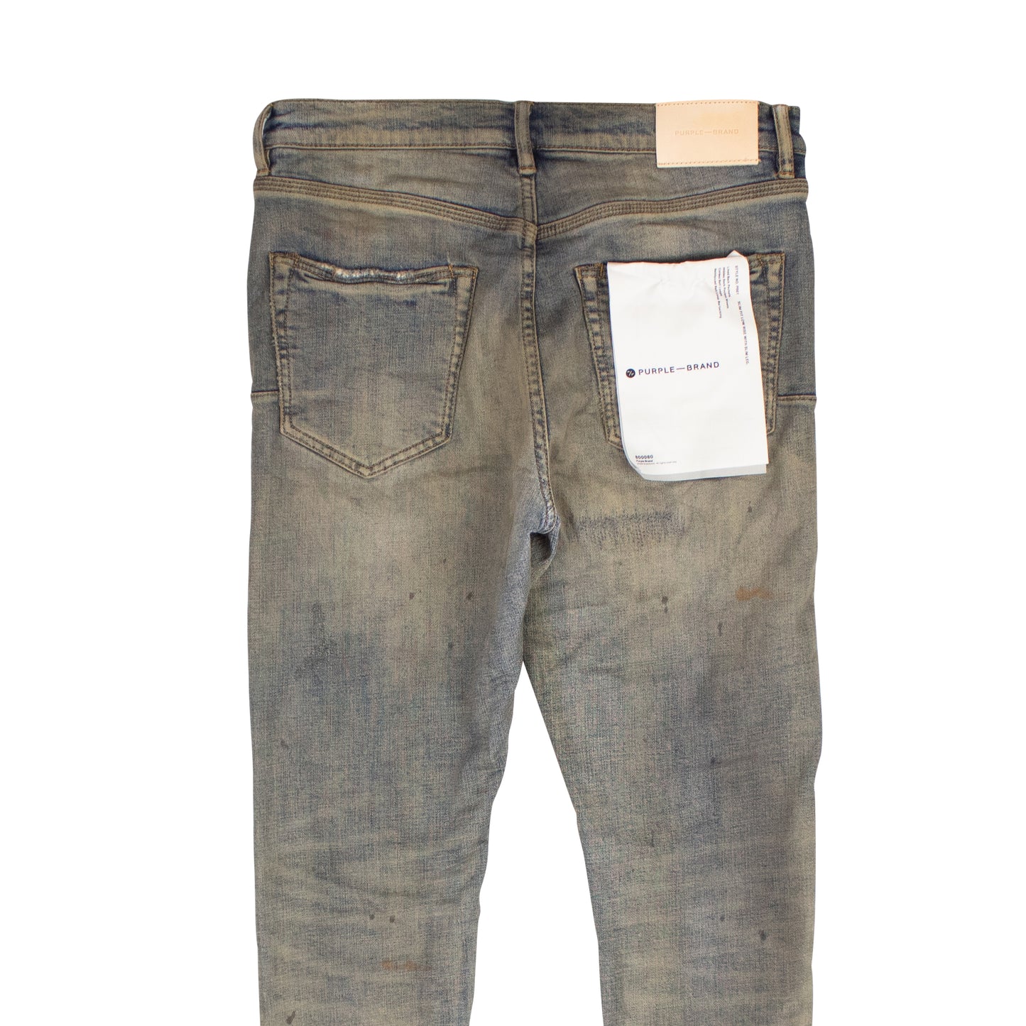 Purple Brand Oil Repair Skinny Jeans - Indigo