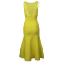 Proenza Schouler Long Sleeveless Knit Dress - Yellow