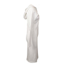 A Plan Application Cotton Hooded Midi Dress - Optical White