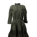 Bottega Veneta Silk Evening Dress - Green