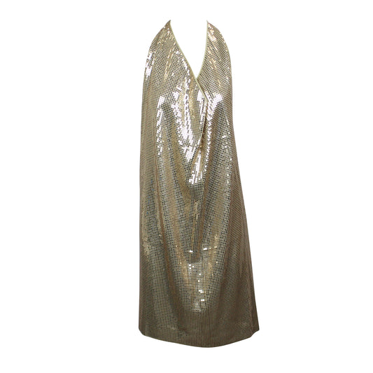 Bottega Veneta Sequin Dress - Gold
