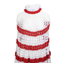 Rodarte Hand Crocheted Strapless Dress - Red/White