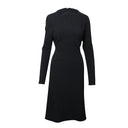 Bottega Veneta Stretch Cloque Straight Dress - Black