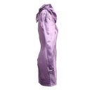 Lavender Purple Washed Cupro Bandana Dress