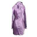 Lavender Purple Washed Cupro Bandana Dress