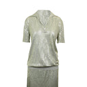 NWT BOTTEGA VENETA Sage Green Silk Mirrored Dress