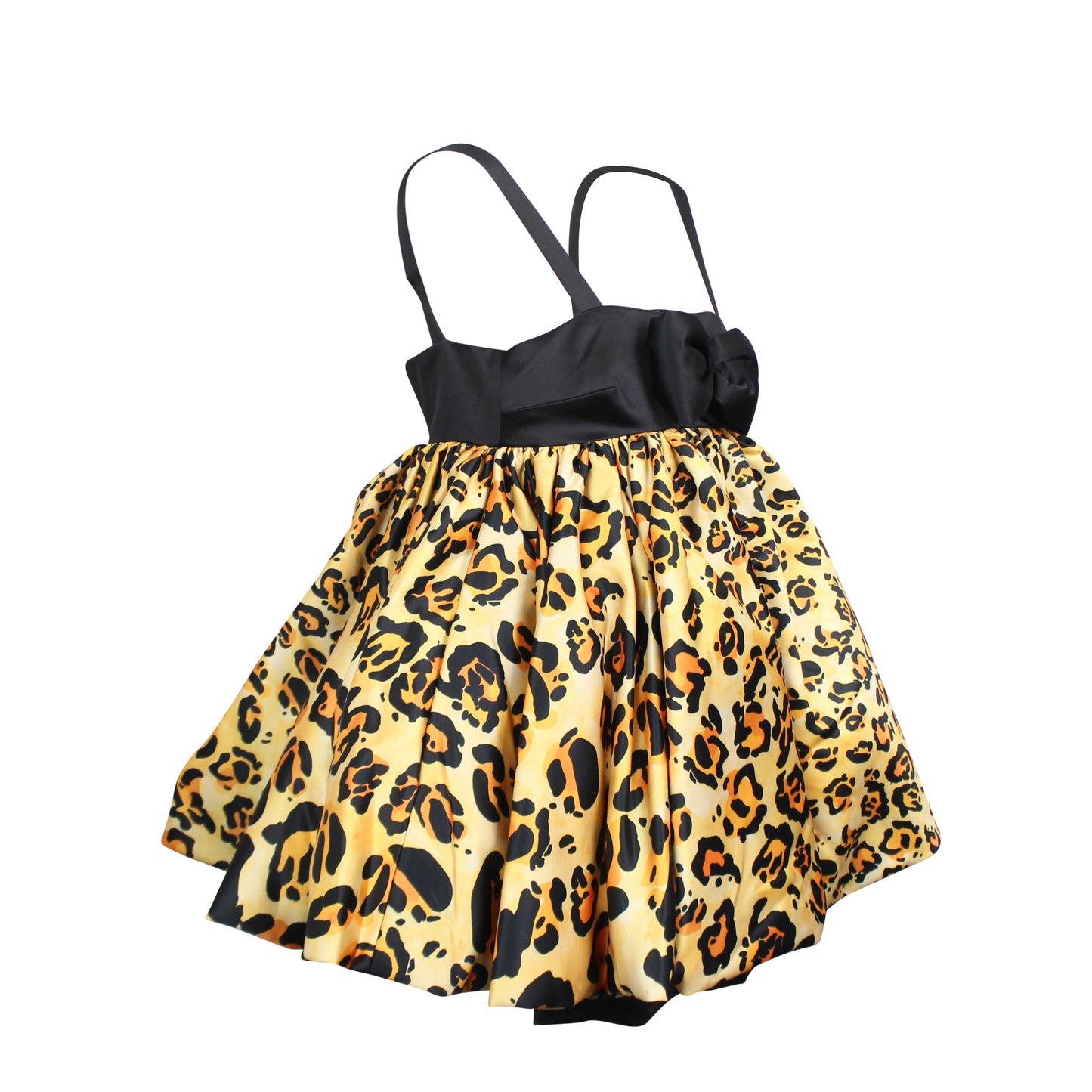 Richard Quinn Leopard Puffball Dress - Leopard