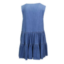 Mm6 Maison Margiela Denim Sleeveless Dress - Blue