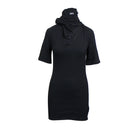 Black Bandana Cotton Mini Dress