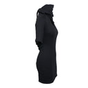 Black Bandana Cotton Mini Dress