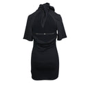Black Bandana Cotton Mini Dress