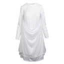 Comme Des Garçons Draped Longline Tunic T-Shirt - White