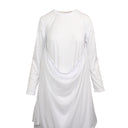 Comme Des Garçons Draped Longline Tunic T-Shirt - White