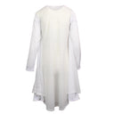Comme Des Garçons Draped Longline Tunic T-Shirt - White